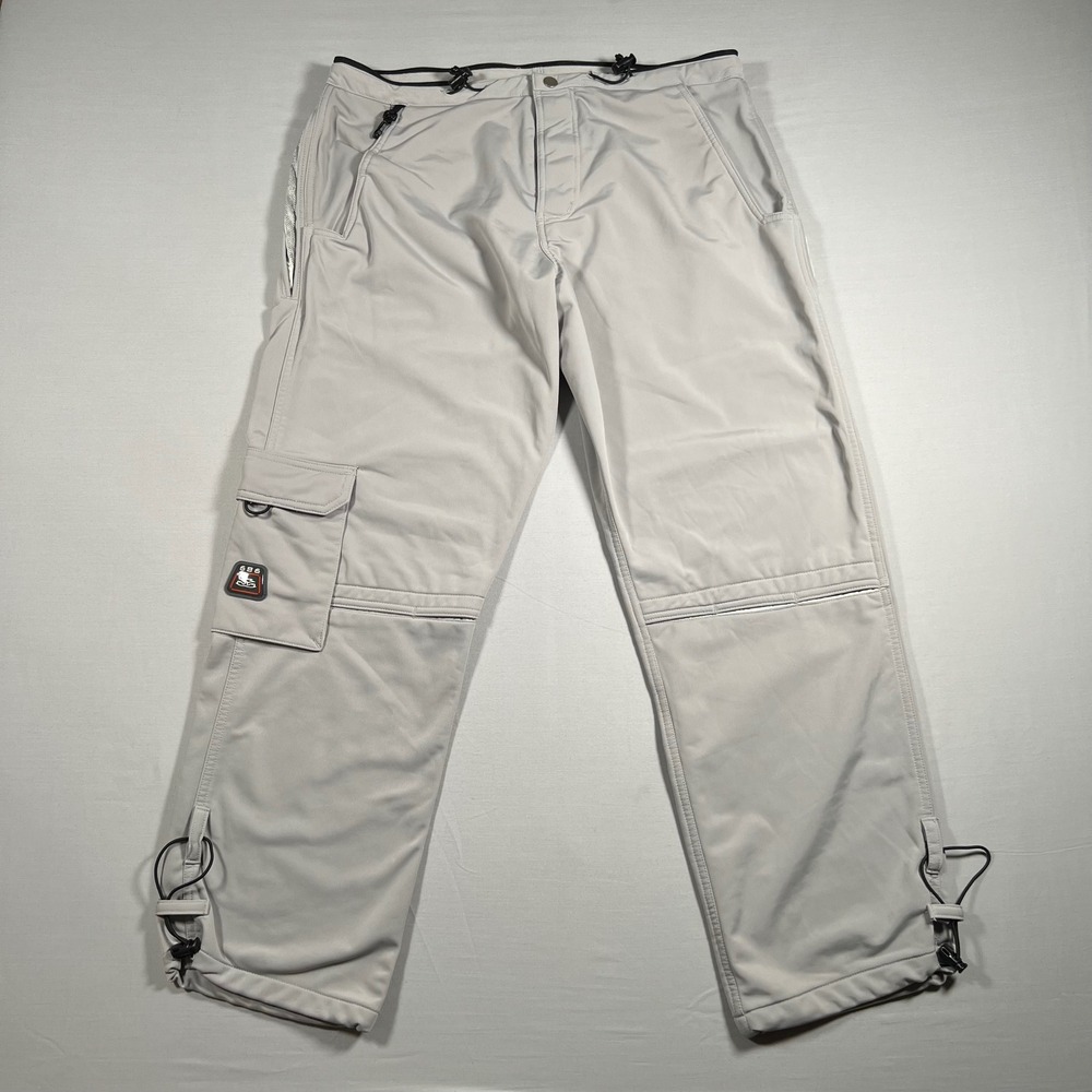 Vintage 686 Snowboard Cargo Pants Mens M Gray Ski Pants Convertible Pants Only
